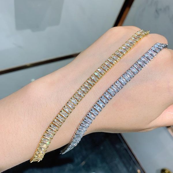 charm bracelets funmode sparkling geometric cubic zircon for women girls fashion gold color tennis pulseras wholesale fb45, Golden;silver
charm bracelets funmode sparkling geometric cubic zircon for women girls fashion gold color tennis pulseras wholesale fb45, Golden;silver