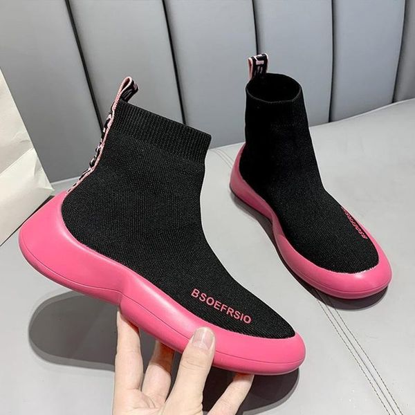 boots women stretch fabric lazy shoes ladies runway luxury woman flat platform fashion casual sock shoes feamle footwear new, Black
boots women stretch fabric lazy shoes ladies runway luxury woman flat platform fashion casual sock shoes feamle footwear new, Black