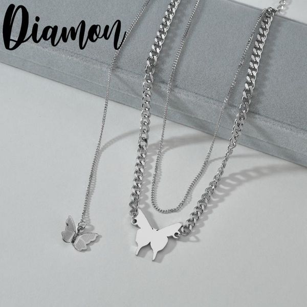 diamon butterfly chain necklaces silver color clavicle chain necklaces jewelry accessories necklace for women gifts 
diamon butterfly chain necklaces silver color clavicle chain necklaces jewelry accessories necklace for women gifts