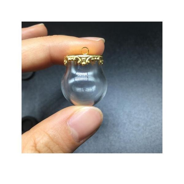 20sets 20*15mm miniature terrarium glass bubble metal crown base tray jewelry necklace lanugo vial pendant diy wishing bbyncy, Black
20sets 20*15mm miniature terrarium glass bubble metal crown base tray jewelry necklace lanugo vial pendant diy wishing bbyncy, Black