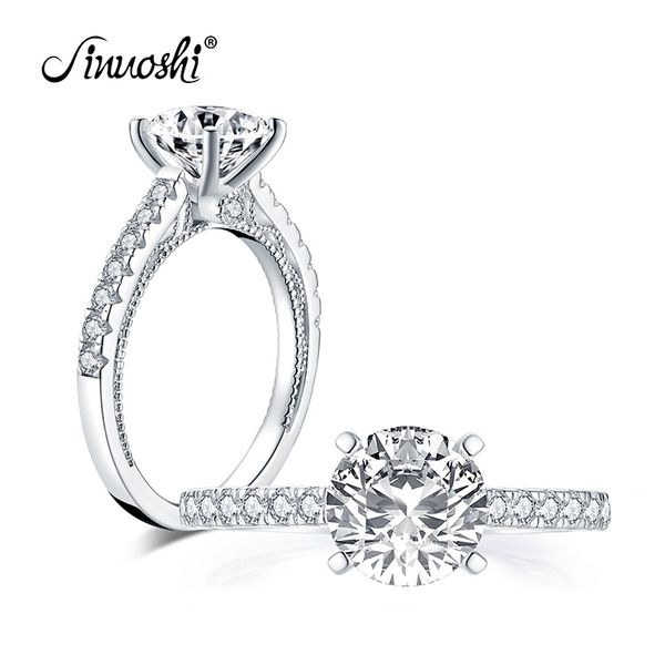 ainuoshi fashion 925 sterling silver 8.0mm round cut engagement ring simulated diamond wedding 2.0ct bridal ring jewelry gifts y200106, Slivery;golden
ainuoshi fashion 925 sterling silver 8.0mm round cut engagement ring simulated diamond wedding 2.0ct bridal ring jewelry gifts y200106, Slivery;golden