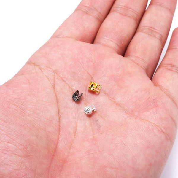 200pcs 1.5 2.4 3.2mm gold copper calottes crimps beads fit ball chain clasp connectors for diy jewelry making jllfrv, Silver
200pcs 1.5 2.4 3.2mm gold copper calottes crimps beads fit ball chain clasp connectors for diy jewelry making jllfrv, Silver
