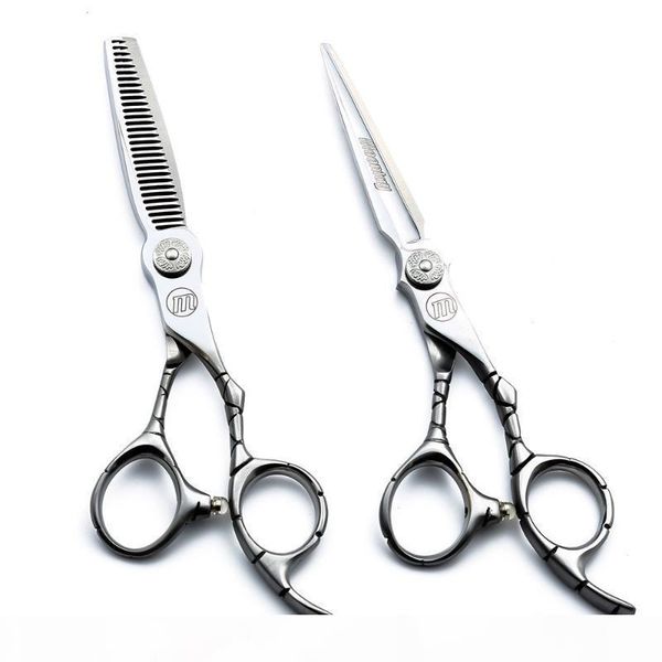 moontay 6.0 inch japanese 440c steel sliver professional barber hair cutting scissors and salon thinning scissors makas
moontay 6.0 inch japanese 440c steel sliver professional barber hair cutting scissors and salon thinning scissors makas