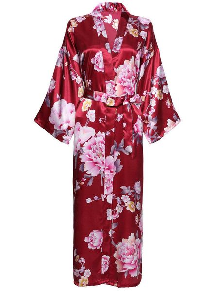 owiter new peony long large floral robe bride kimono bridal bridesmaid robes satin bathrobe night party dress sleepwear women, Black;red
owiter new peony long large floral robe bride kimono bridal bridesmaid robes satin bathrobe night party dress sleepwear women, Black;red
