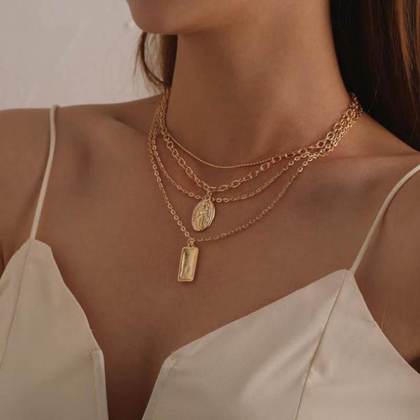 new gold virgin mary coin necklace chains for women 2020 layered chain choker geometric pendant necklaces collar collier femme, Silver
new gold virgin mary coin necklace chains for women 2020 layered chain choker geometric pendant necklaces collar collier femme, Silver