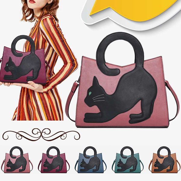 women cat pattern handbag crossbody bag women's cat tail patterned handbag pu leather shoulder messenger bag zipper briefcase c1223
women cat pattern handbag crossbody bag women's cat tail patterned handbag pu leather shoulder messenger bag zipper briefcase c1223