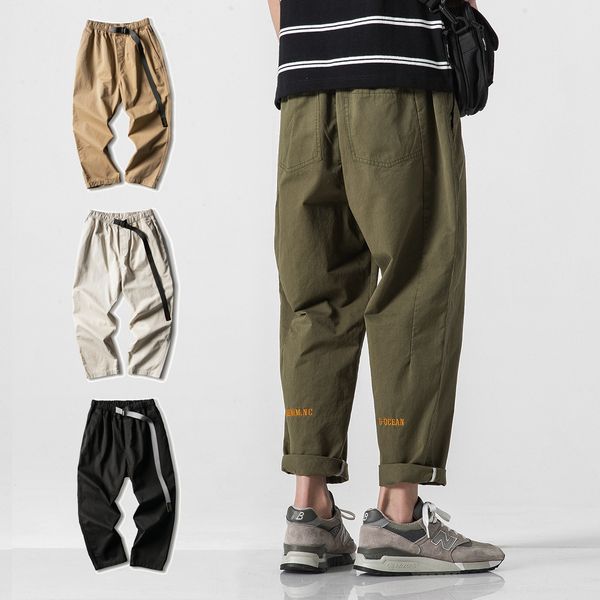 summer thin overalls casual casual pantsmen's overalls capris men's pants loose straight tube harem pants trend of korean version, Blue
summer thin overalls casual casual pantsmen's overalls capris men's pants loose straight tube harem pants trend of korean version, Blue