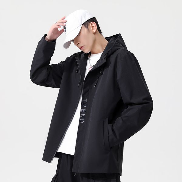 2021 spring and autumn new style men's youth handsome brand casual jacket korean fashion versatile coat, Black;brown
2021 spring and autumn new style men's youth handsome brand casual jacket korean fashion versatile coat, Black;brown