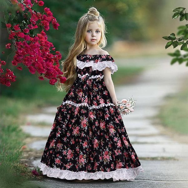 girl's dresses eachin girls summer american-style princess dress flower long baby children's lace birthday party dress1, Red;yellow
girl's dresses eachin girls summer american-style princess dress flower long baby children's lace birthday party dress1, Red;yellow