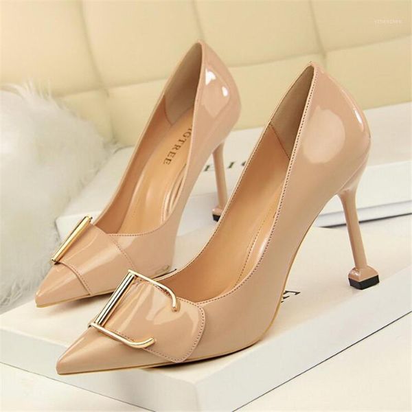 dress shoes women pumps career 9.5cm thin high heels fine with heel patent leather shallow mouth pointed toe metal belt buckle women's1, Black
dress shoes women pumps career 9.5cm thin high heels fine with heel patent leather shallow mouth pointed toe metal belt buckle women's1, Black