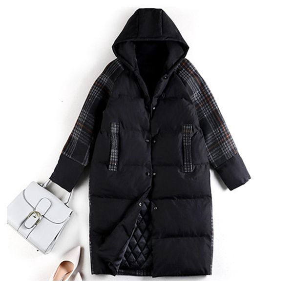 New winter cotton style plus size women's clothing mid-length black hot fashion in Europe and America 1GQD
New winter cotton style plus size women's clothing mid-length black hot fashion in Europe and America 1GQD