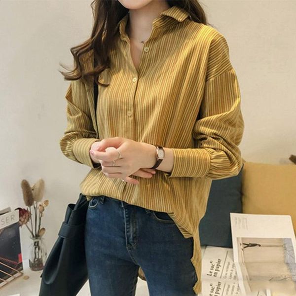 autumn long sleeve blouse shirt women striped loose shirt female casual office lady shirts, White
autumn long sleeve blouse shirt women striped loose shirt female casual office lady shirts, White