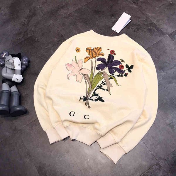 autumn winter new age reducing style fresh and simple flower printing leisure loose round neck sweater, Black
autumn winter new age reducing style fresh and simple flower printing leisure loose round neck sweater, Black