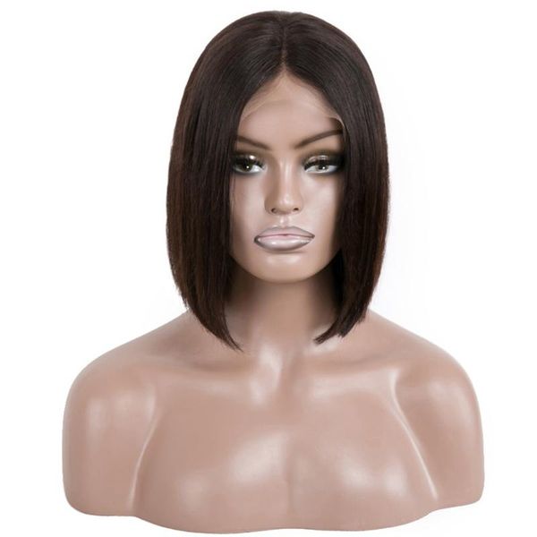 lace wigs short bob 13x4 frontal for women straight 130 remy natural color pre plucked bleached knots, Black;brown
lace wigs short bob 13x4 frontal for women straight 130 remy natural color pre plucked bleached knots, Black;brown