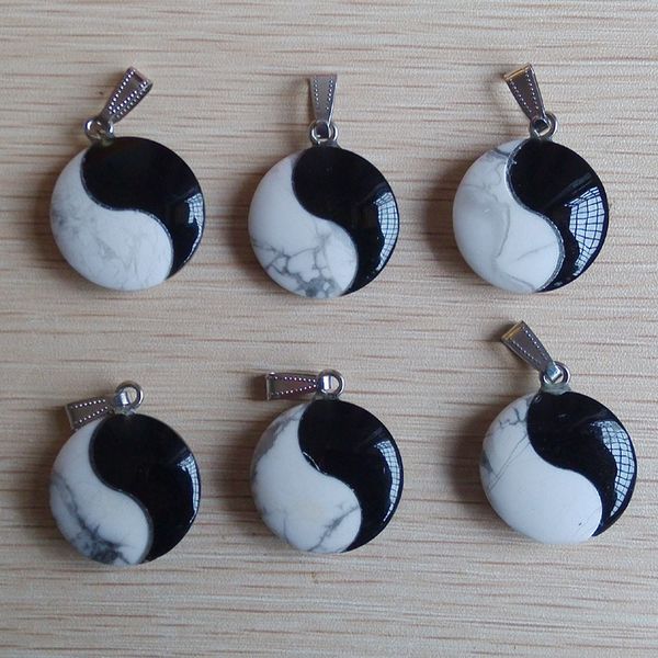 natural stone white turquoise tai chi yin yang charms pendants for necklace earrings jewelry making, Bronze;silver
natural stone white turquoise tai chi yin yang charms pendants for necklace earrings jewelry making, Bronze;silver