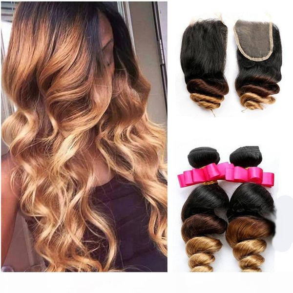 honey blonde ombre brazilian hair with closure three tone 1b 4 27 loose deep wave ombre hair 3 bundles with lace closure, Black;brown
honey blonde ombre brazilian hair with closure three tone 1b 4 27 loose deep wave ombre hair 3 bundles with lace closure, Black;brown