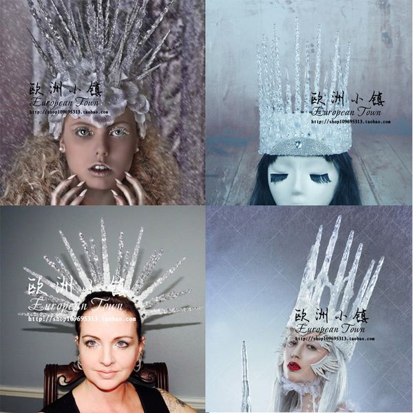 and snow: ice bar icicle bridal wedding p studio shooting children's princess crown queen headdress, Silver
and snow: ice bar icicle bridal wedding p studio shooting children's princess crown queen headdress, Silver