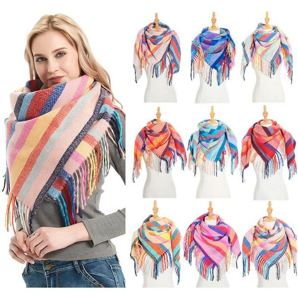 scarfs for women fashion square scarf colorful tartan with tassels winter warm scarves shawl wrap neck g jllqyn bdecoat, Blue;gray
scarfs for women fashion square scarf colorful tartan with tassels winter warm scarves shawl wrap neck g jllqyn bdecoat, Blue;gray