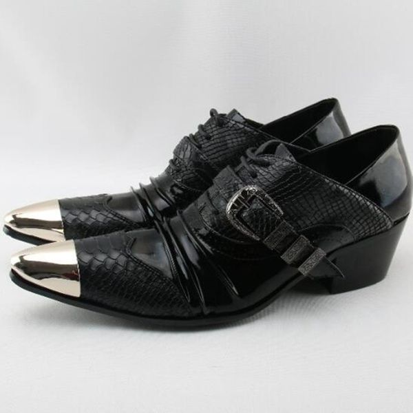 2020 italian mens shoes brands steel toe pointy mens formal shoes genuine leather loafers zapatos hombre vestir office, Black
2020 italian mens shoes brands steel toe pointy mens formal shoes genuine leather loafers zapatos hombre vestir office, Black