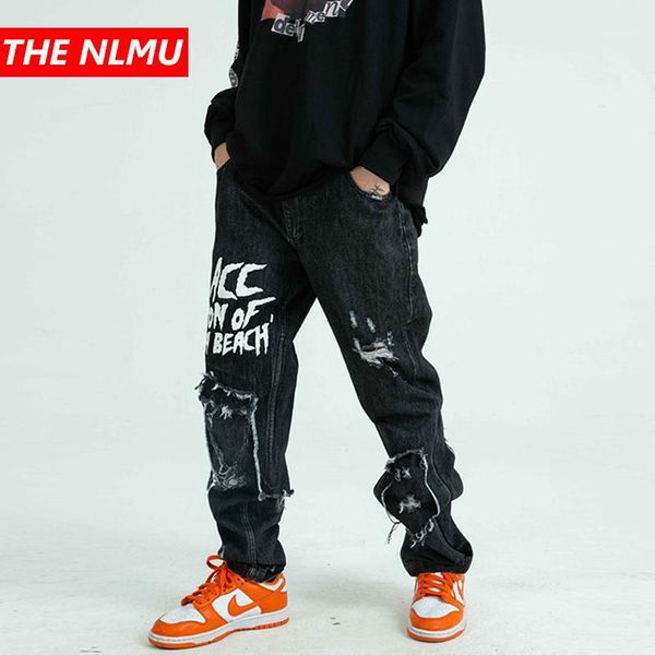 2020 new hole destroyed jeans men streetwear black ripped jeans pants homme hip hop broken graffiti print biker denim pant wq0571, Blue
2020 new hole destroyed jeans men streetwear black ripped jeans pants homme hip hop broken graffiti print biker denim pant wq0571, Blue