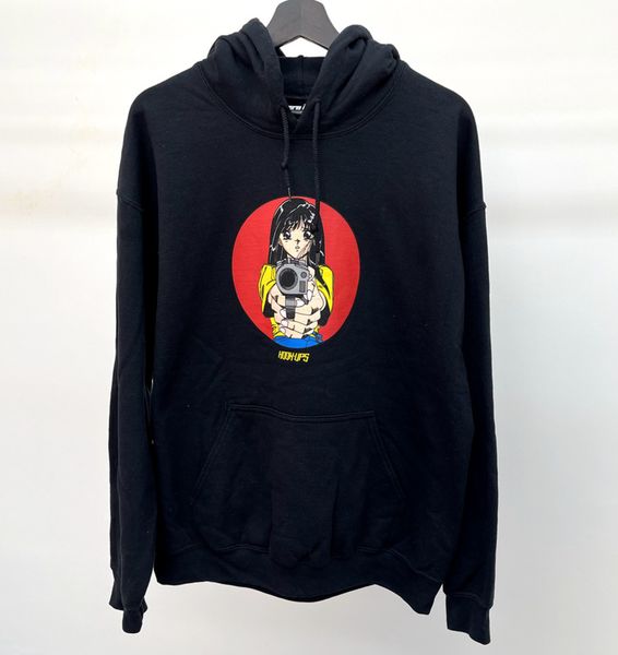 men's hoodies fla hookups gun hoodie pullover two-dimensional virgil high street cartoon, Black
men's hoodies fla hookups gun hoodie pullover two-dimensional virgil high street cartoon, Black
