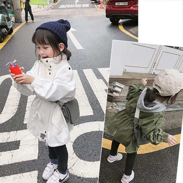 autumn spring girls windbreaker jackets children's slim waist fashion coats kids army green white jackets, Blue;gray
autumn spring girls windbreaker jackets children's slim waist fashion coats kids army green white jackets, Blue;gray