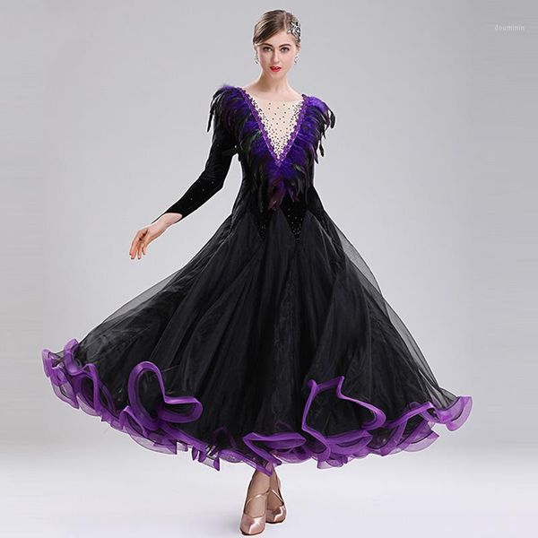 gorgeous ballroom dance dresses women waltz tango standard dance foxtrot competition feather dress performance clothing dc43971, Black;red
gorgeous ballroom dance dresses women waltz tango standard dance foxtrot competition feather dress performance clothing dc43971, Black;red