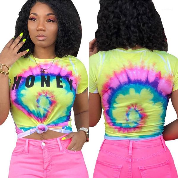 women's t-shirt colorful tie dye t shirts fashion summer o neck short sleeve casual tees 2021 letter print club party tee shirts1, White
women's t-shirt colorful tie dye t shirts fashion summer o neck short sleeve casual tees 2021 letter print club party tee shirts1, White