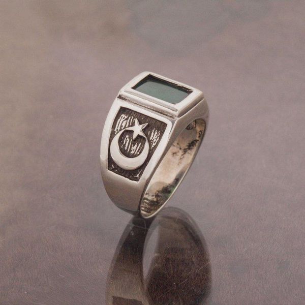 cluster rings 925 sterling green agate stone moon star pattern silver ring fashion turkish quality handmade jawelery, Golden;silver
cluster rings 925 sterling green agate stone moon star pattern silver ring fashion turkish quality handmade jawelery, Golden;silver