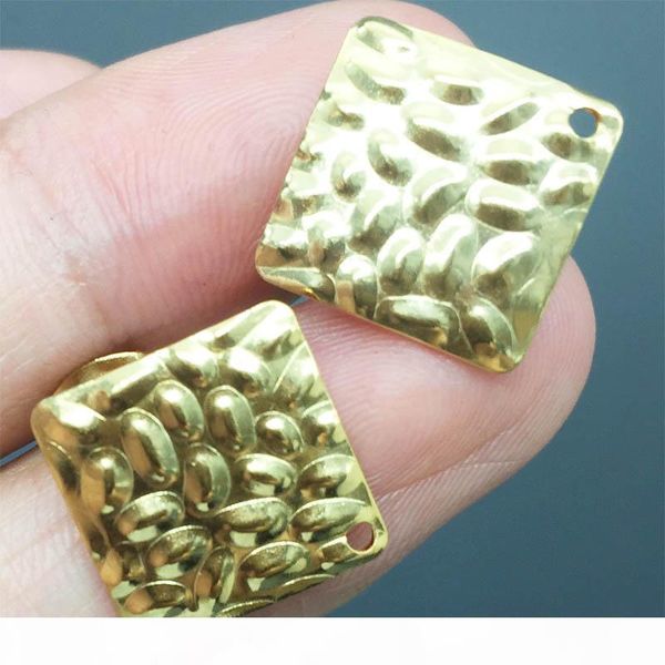 50pcs square stainless steel stud earrings with hole gold tone earring post for women diy ear jewelry making findings
50pcs square stainless steel stud earrings with hole gold tone earring post for women diy ear jewelry making findings