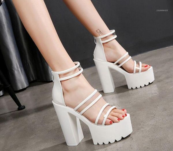 2021 new ultra high heel 15 cm women's sandals stage thick bottom with show catwalk high heels1, Black
2021 new ultra high heel 15 cm women's sandals stage thick bottom with show catwalk high heels1, Black