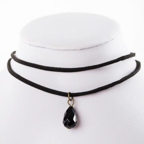 lace neckband collar women short clavicle chain strong chain punk loli necklace dmfn036 (with chain) mix order pendant necklaces, Silver