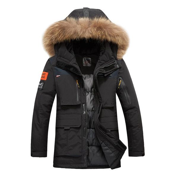 brin wolf men 2020 winter long thick cotton parka jacket coat men hooded pockets outwear jacket parka 4xl plus size, Black
brin wolf men 2020 winter long thick cotton parka jacket coat men hooded pockets outwear jacket parka 4xl plus size, Black