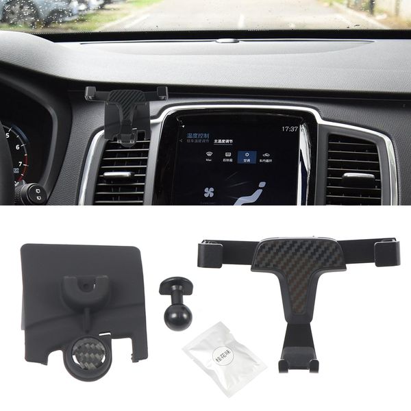 fit for volvo xc90 2015-2020 accessories black mobile cell phone holder car air vent mount cradle stand 1set
fit for volvo xc90 2015-2020 accessories black mobile cell phone holder car air vent mount cradle stand 1set