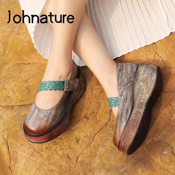johnature high heels genuine leather women shoes retro 2020 new spring hook & loop round toe casual wedges platform ladies shoes1, Black
johnature high heels genuine leather women shoes retro 2020 new spring hook & loop round toe casual wedges platform ladies shoes1, Black