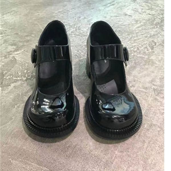 2021 new high-heeled of the retro japanese women a buckle line mary zhen big baby's head shallow mouth unique shoes toeu, Black
2021 new high-heeled of the retro japanese women a buckle line mary zhen big baby's head shallow mouth unique shoes toeu, Black