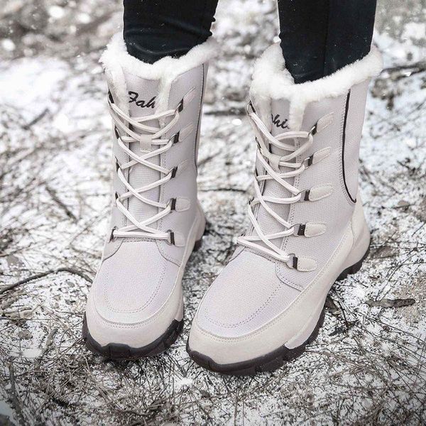 women boots non-slip waterproof winter ankle snow boots women platform winter shoes with thick fur botas mujer thigh high, Black
women boots non-slip waterproof winter ankle snow boots women platform winter shoes with thick fur botas mujer thigh high, Black