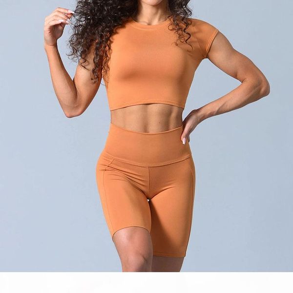 qualitywomens short sleeve yoga set 2 pieces comfortable sportswear gym clothes fitness high waist shorts sportswear
qualitywomens short sleeve yoga set 2 pieces comfortable sportswear gym clothes fitness high waist shorts sportswear