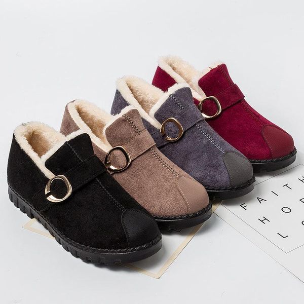 fashion winter new snow boots women's high-thickening and velvet lazy short boots korean version of the wild flat bottom1, Black
fashion winter new snow boots women's high-thickening and velvet lazy short boots korean version of the wild flat bottom1, Black