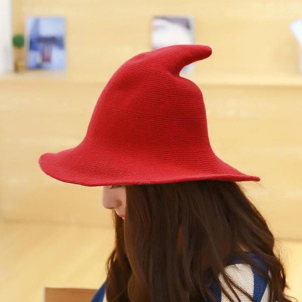 fashion solid color wide brim woolen yarn knitted hat witch cap christmas gift female fashion witch pointed basin bucket1
fashion solid color wide brim woolen yarn knitted hat witch cap christmas gift female fashion witch pointed basin bucket1