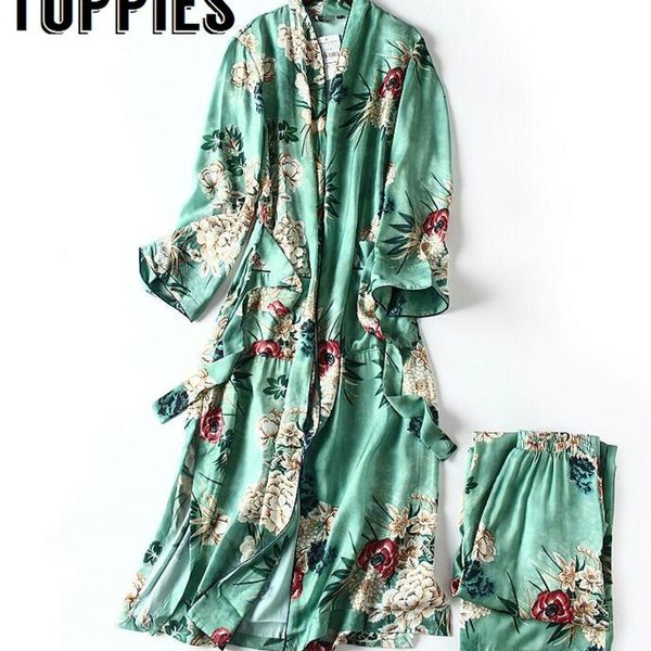 new women green color bathrobe style long kimono vintage floral printed wide leg pant ladies retro outfit 201008, White
new women green color bathrobe style long kimono vintage floral printed wide leg pant ladies retro outfit 201008, White