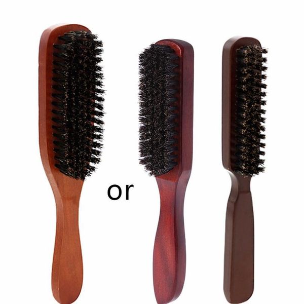 hair brush wood handle boar bristle beard comb styling detangling straightening ha jllmhj, Silver
hair brush wood handle boar bristle beard comb styling detangling straightening ha jllmhj, Silver