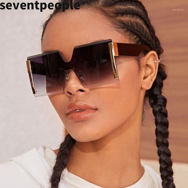 sunglasses fashion oversized square rimless women 2021 designer trendy one piece sunglass gradient shades eyewear1, White;black
sunglasses fashion oversized square rimless women 2021 designer trendy one piece sunglass gradient shades eyewear1, White;black