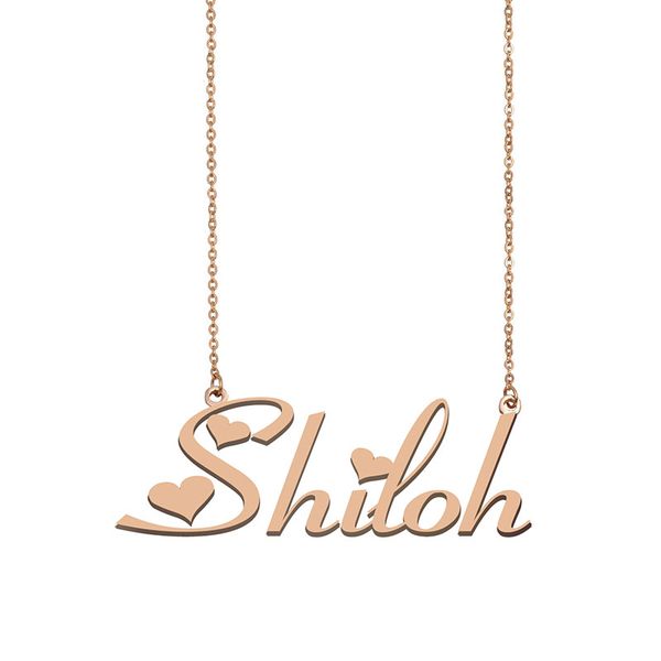 Shiloh Name Necklace Custom Nameplate Pendant for Women Girls Birthday Gift Kids Best Friends Jewelry 18k Gold Plated Stainless Steel, Silver
Shiloh Name Necklace Custom Nameplate Pendant for Women Girls Birthday Gift Kids Best Friends Jewelry 18k Gold Plated Stainless Steel, Silver