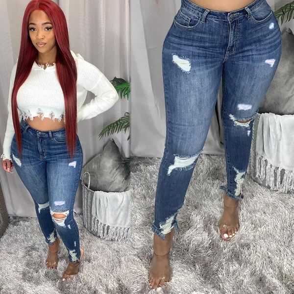high waist jeans for women slim stretch holes denim jean bodycon skinny push up jeans woman ripped women's, Blue
high waist jeans for women slim stretch holes denim jean bodycon skinny push up jeans woman ripped women's, Blue
