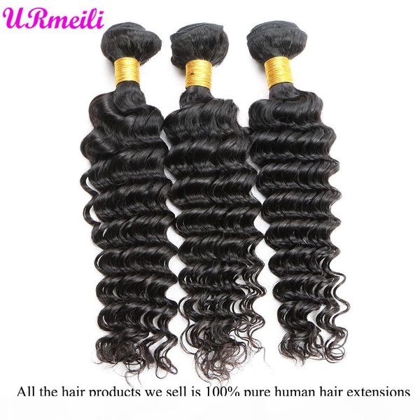 deep wave brazilian virgin hair weave bundles natural color remy human hair weaving 12-32inch 3 4 piece ing, Black
deep wave brazilian virgin hair weave bundles natural color remy human hair weaving 12-32inch 3 4 piece ing, Black