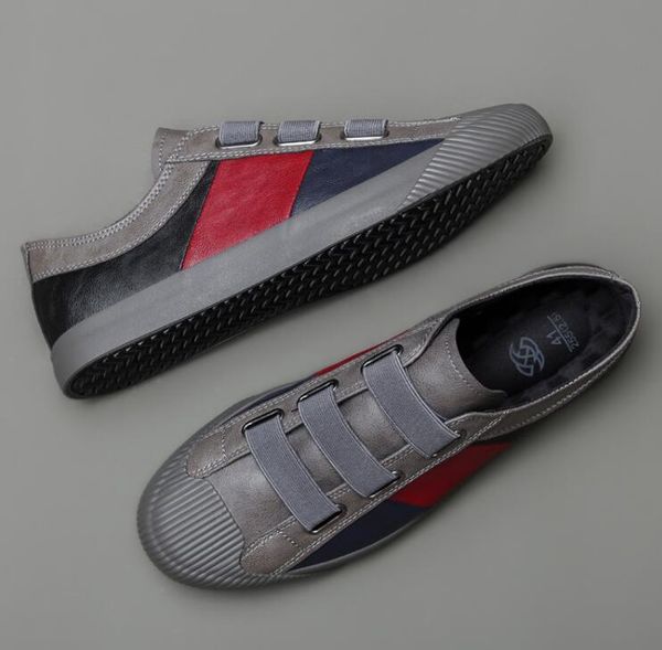 men leather casual shoes man spring autumn fashion slip-on cool loafers leisure patckwork flat shoes 201009, Black
men leather casual shoes man spring autumn fashion slip-on cool loafers leisure patckwork flat shoes 201009, Black