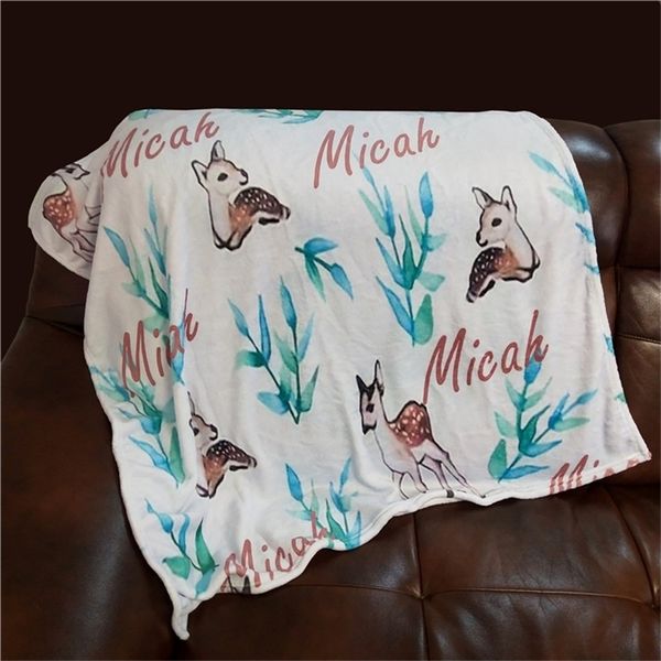 personalized swaddling for blankets swaddle newborn infant baby bedding crib cute deer blanket gift y201009
personalized swaddling for blankets swaddle newborn infant baby bedding crib cute deer blanket gift y201009