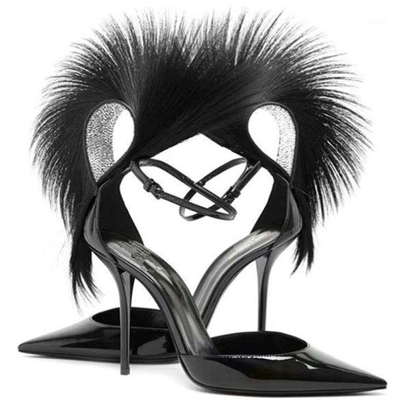 summer euro-american fashion shows new high heel crystal diamond feather sandals shallow pointed high heel women slap-up sandals1, Black
summer euro-american fashion shows new high heel crystal diamond feather sandals shallow pointed high heel women slap-up sandals1, Black