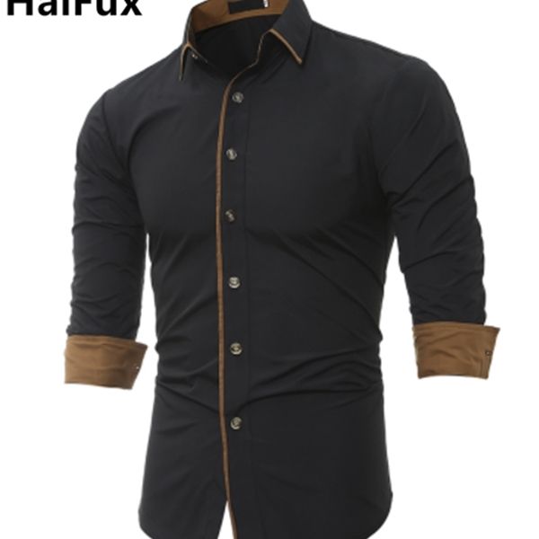 men shirt brand male long sleeve shirt caueal solid color slim fit black man dress shirts camisa masculina 3xl q1103, White;black
men shirt brand male long sleeve shirt caueal solid color slim fit black man dress shirts camisa masculina 3xl q1103, White;black